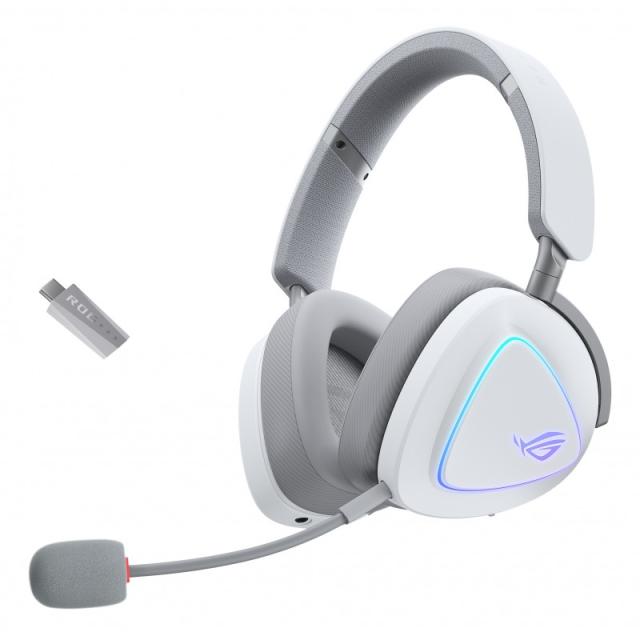 ASUS - ROG Delta II Auriculares Inalámbrico y alámbrico Diadema Juego USB Tipo C Bluetooth Blanco