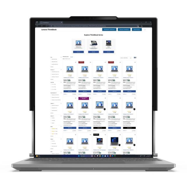 Lenovo - ThinkBook Plus G6 Rollable Copilot+ PC Intel Core Ultra 7 258V Portátil 35,6 cm (14") 32 GB LPDDR5x-SDRAM 1 TB SSD Wi-F