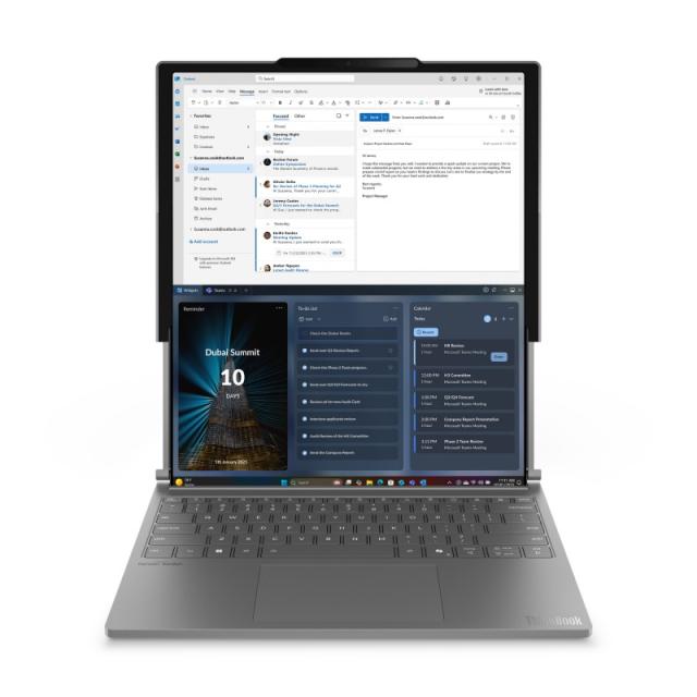 Lenovo - ThinkBook Plus G6 Rollable Copilot+ PC Intel Core Ultra 7 258V Portátil 35,6 cm (14") 32 GB LPDDR5x-SDRAM 1 TB SSD Wi-F