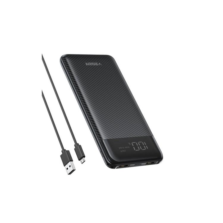 VEGER - L11 10000 mAh Cargador inalámbrico Negro