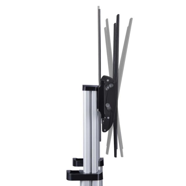 StarTech.com - Carrito Soporte Móvil con Ruedas para TV de Pantalla Plana de 60 a 100 Pulgadas o 100kg - Soporte Rodante Ajustab