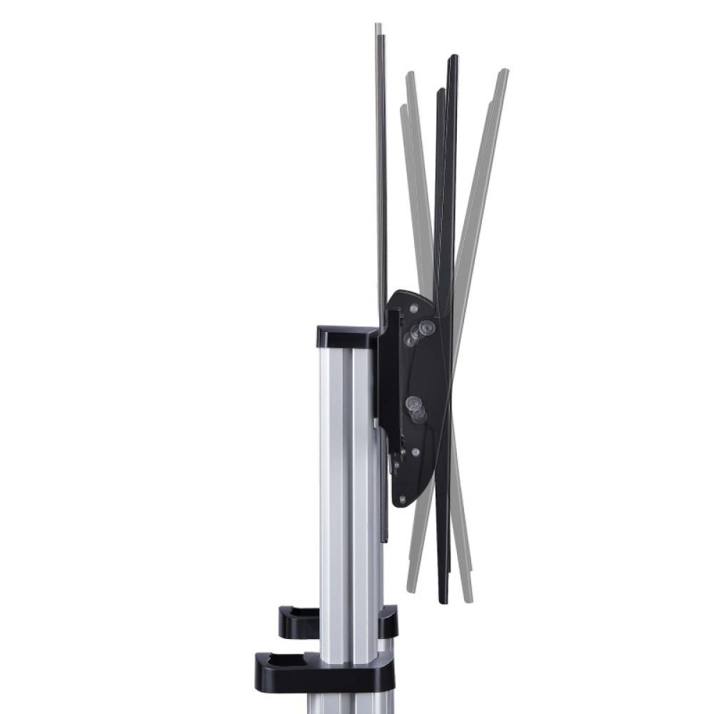 StarTech.com - Carrito Soporte Móvil con Ruedas para TV de Pantalla Plana de 60 a 100 Pulgadas o 100kg - Soporte Rodante Ajustab