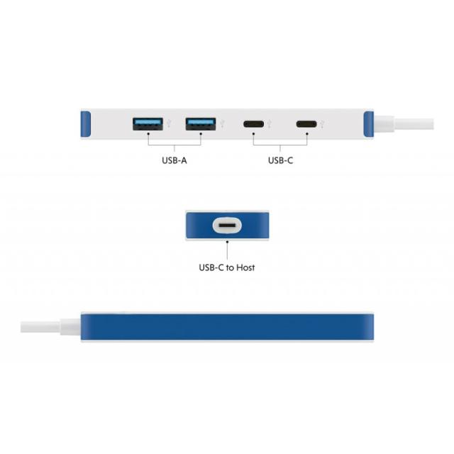 Targus - HyperDrive Alámbrico Base Blanco - HD5201BUGL