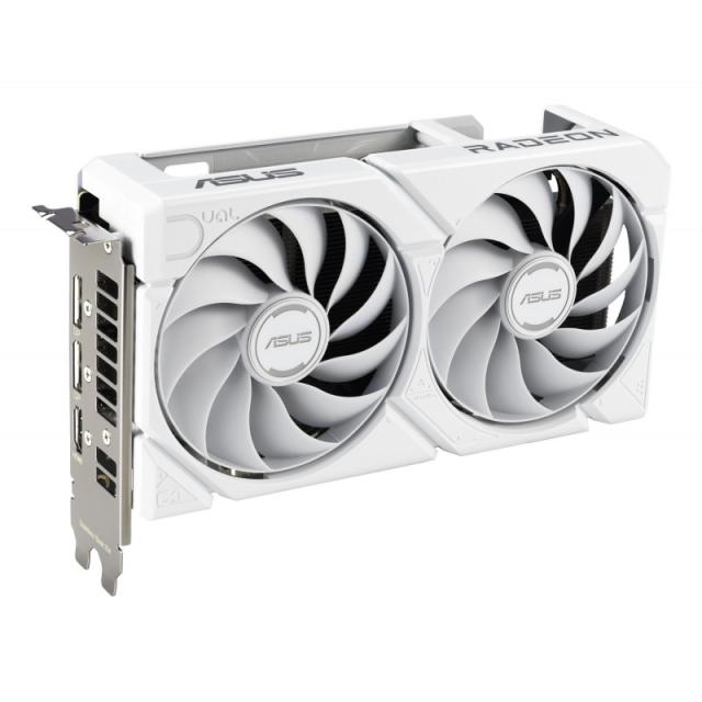 ASUS - Dual -RX9060XT-16G-WHITE AMD Radeon RX 9060 XT 16 GB GDDR6