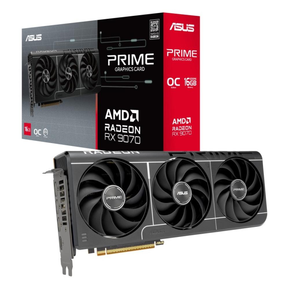 ASUS - Prime -RX9070-O16G-EVO AMD Radeon RX 9070 16 GB GDDR6