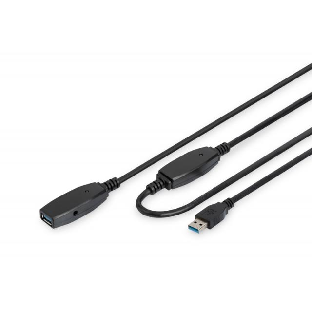 Digitus - Cable de extensión activo USB 3.0, 20 m