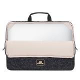 Rivacase - 7915 39,6 cm (15.6") Funda Negro, Blanco