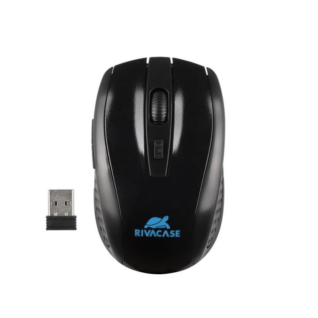 Rivacase - 8038 + WIRELESS MOUSE 39,6 cm (15.6") Maletín Negro