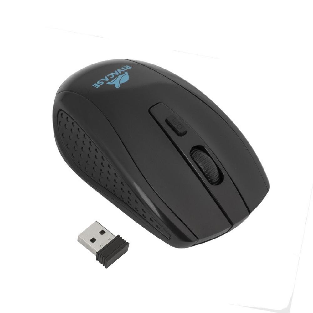Rivacase - 8038 + WIRELESS MOUSE 39,6 cm (15.6") Maletín Negro