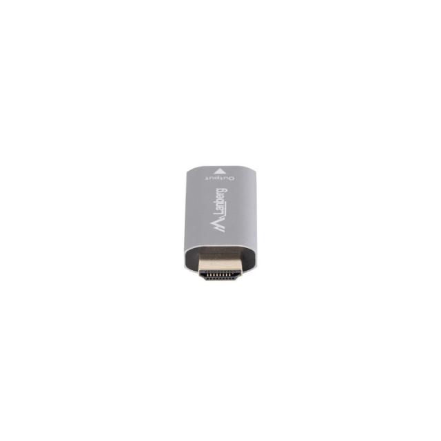Lanberg - AD-HD-DP-01 adaptador de cable de vídeo 0 m HDMI tipo A (Estándar) DisplayPort Plata