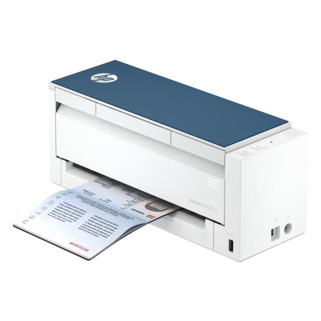 HP - ScanJet Pro 4200 s1 Escáner con alimentador automático de documentos (ADF) 600 x 600 DPI A4 Azul, Blanco - 8Q4W2A#B19