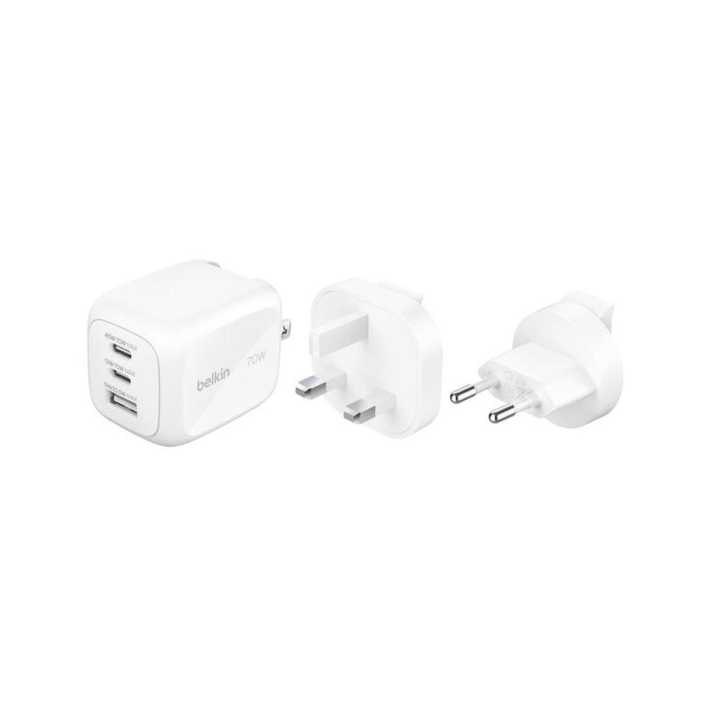 Belkin - BoostCharge Pro Universal Blanco Corriente alterna Carga rápida Interior - WCH018HQWH