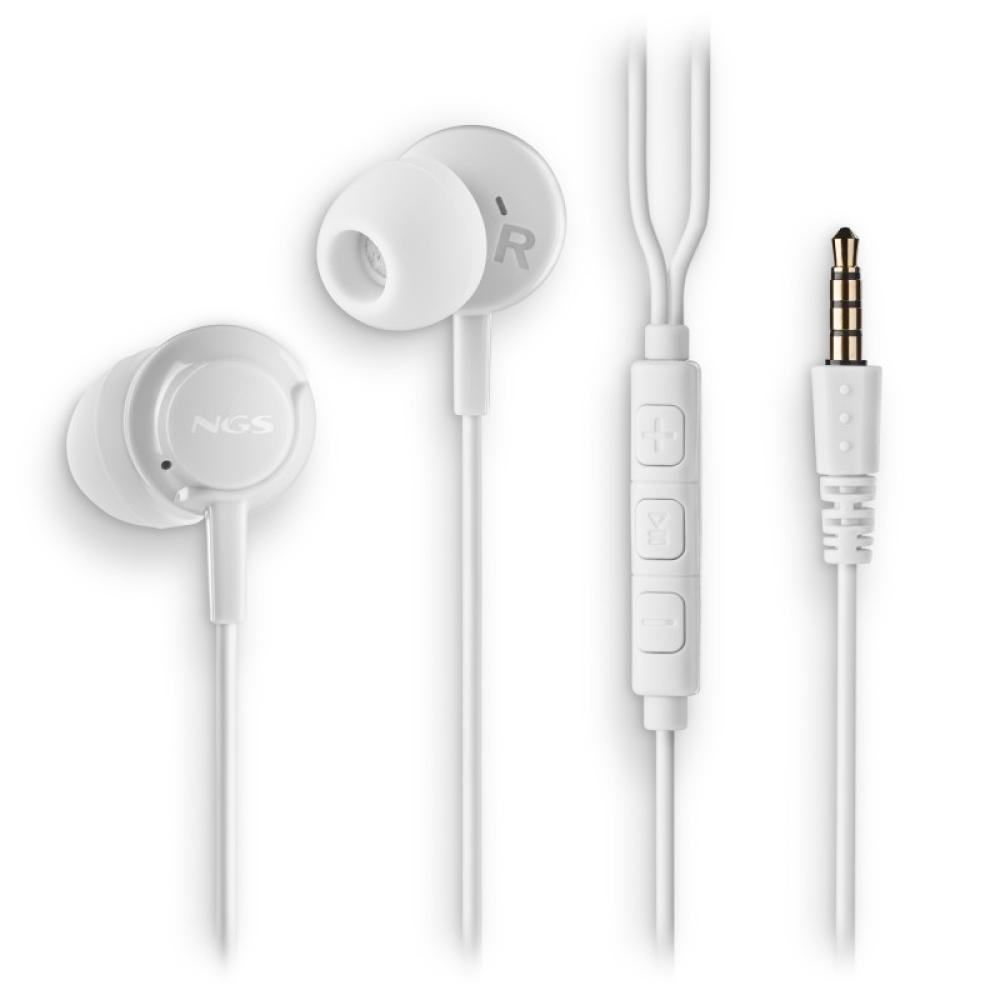 NGS - CROSS DRIFT WHITE Auriculares Alámbrico Dentro de oído Llamadas/Música Blanco
