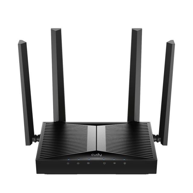 Cudy - WR3600H router inalámbrico Gigabit Ethernet Doble banda (2,4 GHz / 5 GHz) Negro