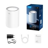 Cudy - M3600 Doble banda (2,4 GHz / 5 GHz) Wi-Fi 7 (802.11be) Blanco 3 Interno - M3600(1-PACK)