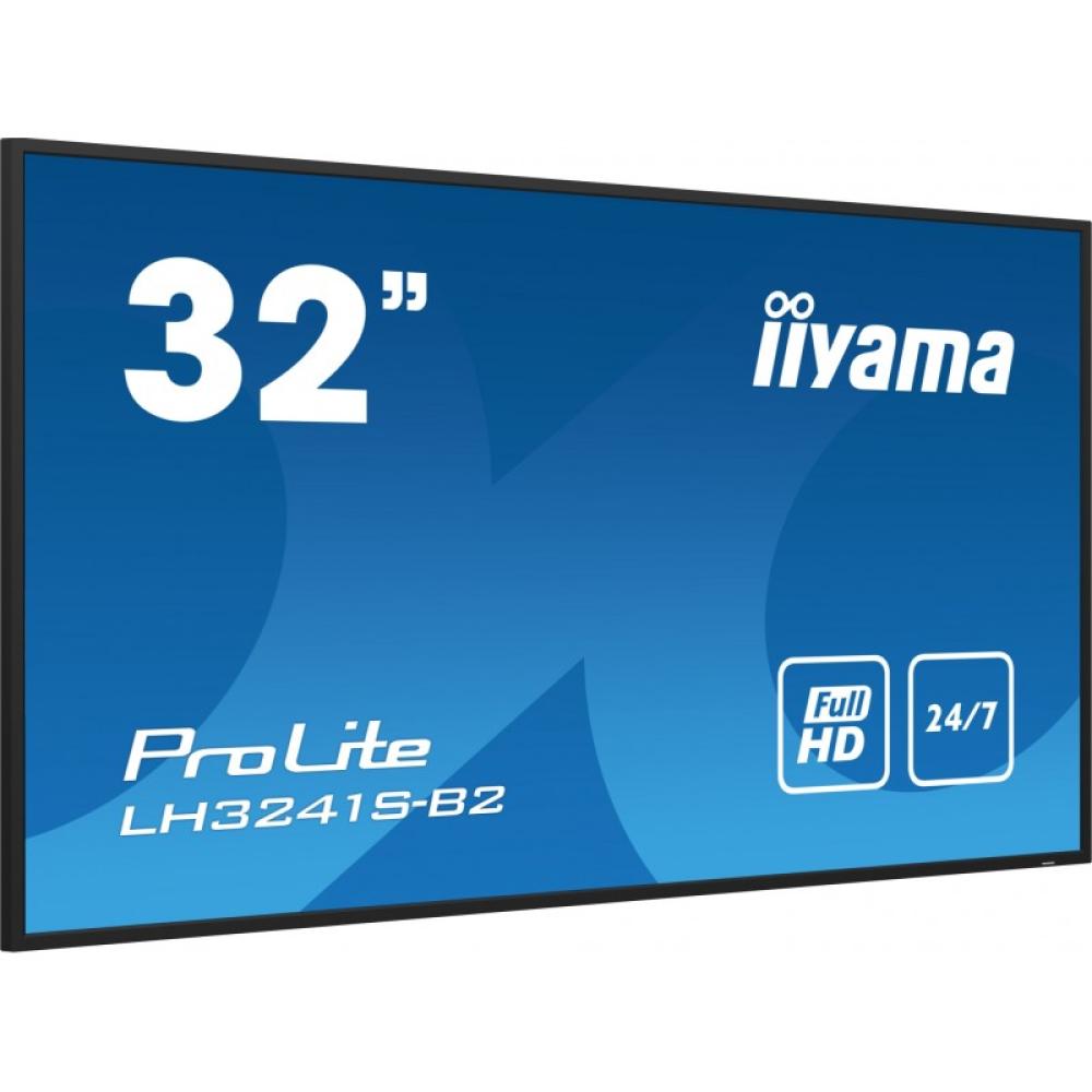 iiyama - LH3241S-B2 pantalla de señalización Diseño de quiosco 80 cm (31.5") LED 350 cd / m² Full HD Negro 24/7