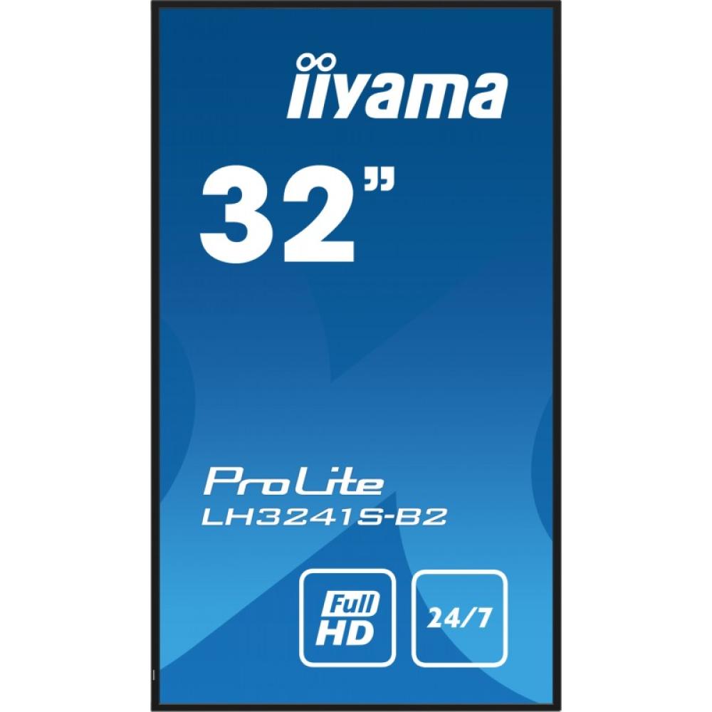 iiyama - LH3241S-B2 pantalla de señalización Diseño de quiosco 80 cm (31.5") LED 350 cd / m² Full HD Negro 24/7