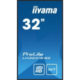 iiyama - LH3241S-B2 pantalla de señalización Diseño de quiosco 80 cm (31.5") LED 350 cd / m² Full HD Negro 24/7