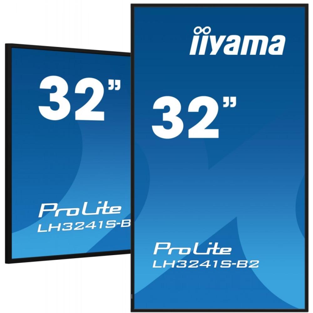 iiyama - LH3241S-B2 pantalla de señalización Diseño de quiosco 80 cm (31.5") LED 350 cd / m² Full HD Negro 24/7