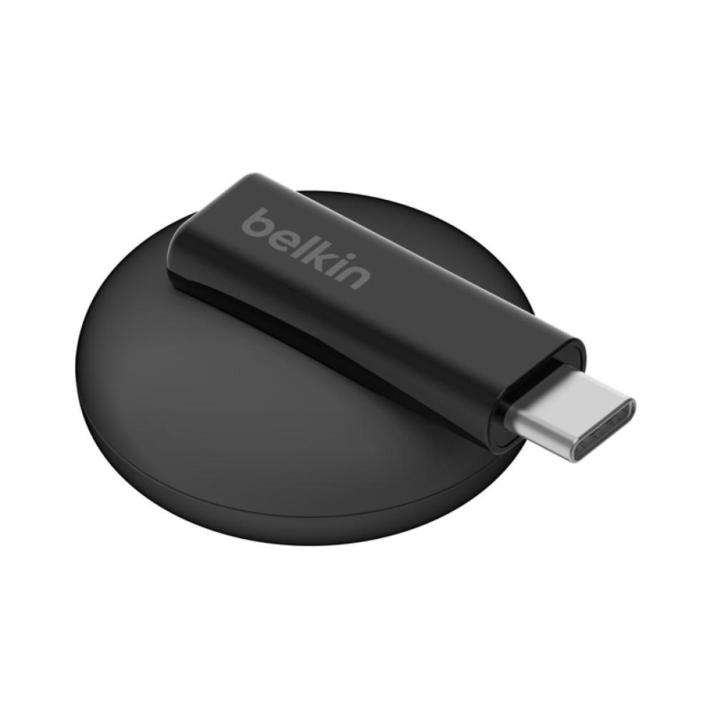 Belkin - BoostCharge Reloj inteligente Negro, Blanco USB Cargador inalámbrico Carga rápida Interior, Exterior