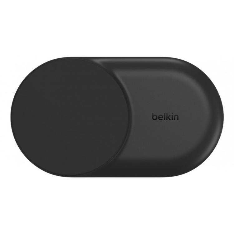 Belkin - Qi2 Fitness tracker, Auriculares, Smartphone, Reloj inteligente Negro USB Cargador inalámbrico Carga rápid - WIZ037KQBK