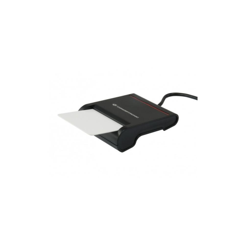 Conceptronic - SCR01B lector de tarjeta inteligente USB USB 2.0 Negro