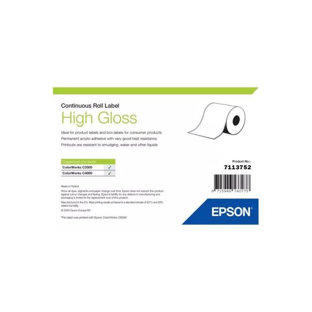 Epson - High Gloss Label Etiqueta para impresora autoadhesiva - 7113752