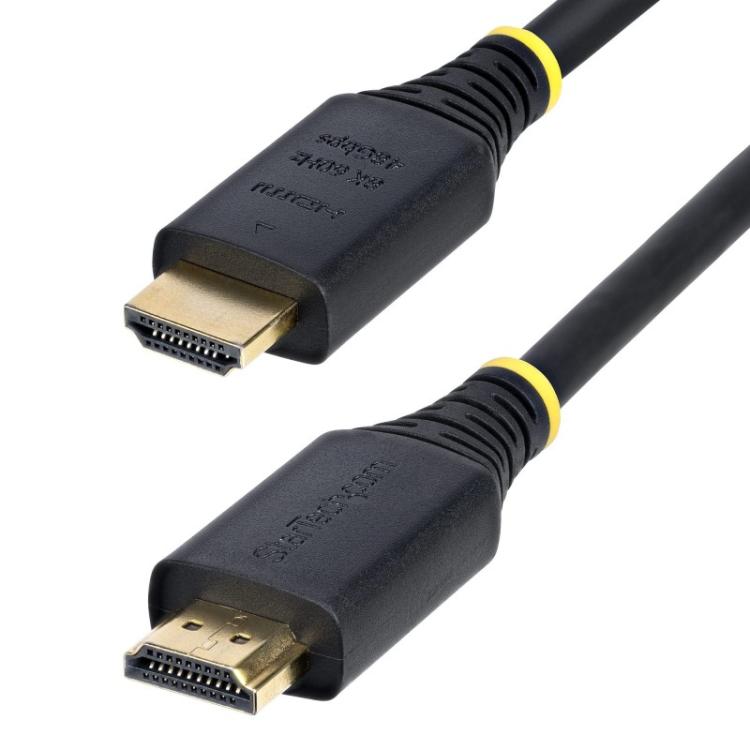 StarTech.com - Cable HDMI de 50cm Certificado de Ultra Alta Velocidad - 8K60Hz/4K120Hz - Cable HDMI 2.1 con HDR10+ / eARC - 48Gb