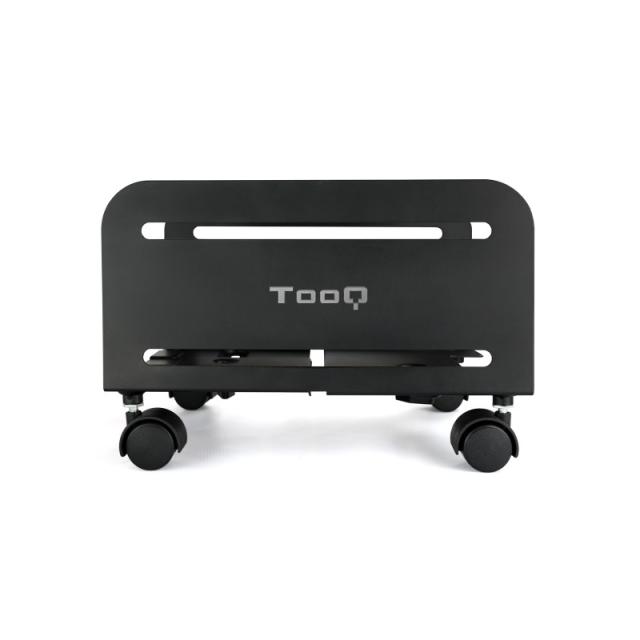 TooQ - Soporte metálico para CPU de suelo con ruedas - UMCS0004-B