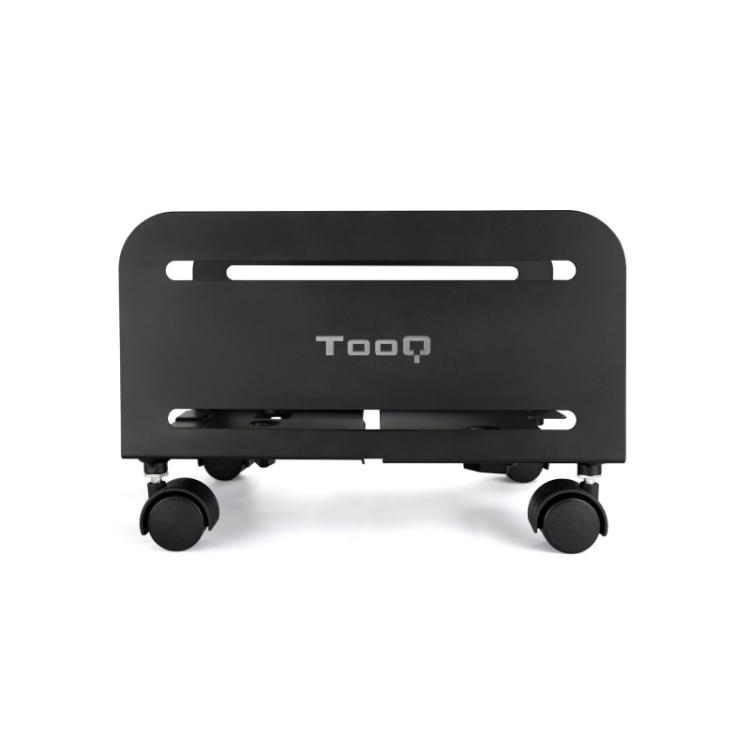 TooQ - Soporte metálico para CPU de suelo con ruedas - UMCS0004-B