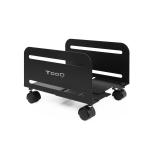 TooQ - Soporte metálico para CPU de suelo con ruedas - UMCS0004-B
