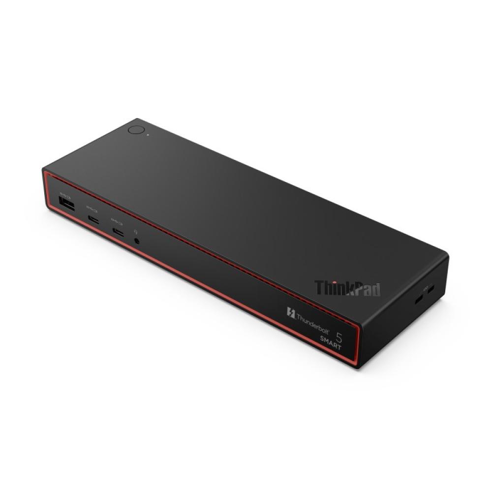 Lenovo - ThinkPad Thunderbolt 5 Smart Dock 7500 Alámbrico Negro