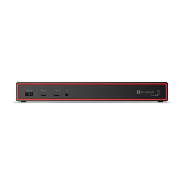 Lenovo - ThinkPad Thunderbolt 5 Smart Dock 7500 Alámbrico Negro