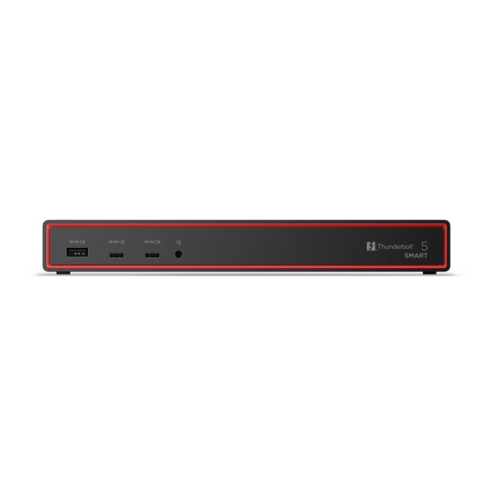 Lenovo - ThinkPad Thunderbolt 5 Smart Dock 7500 Alámbrico Negro