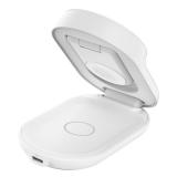 Belkin - Qi2 Fitness tracker, Auriculares, Smartphone, Reloj inteligente Blanco USB Cargador inalámbrico Carga rápi - WIZ037KQWH