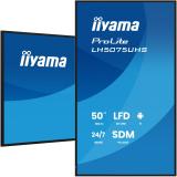 iiyama - LH5075UHS-B2AG pantalla de señalización Pantalla plana para señalización digital 125,7 cm (49.5") LCD Wifi 500 cd / m²