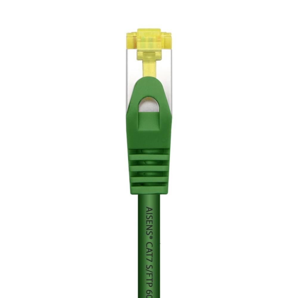 AISENS - Cable De Red Latiguillo RJ45 LSZH Cat.7 600 MHz S/FTP PIMF AWG26, Verde, 2.0 m