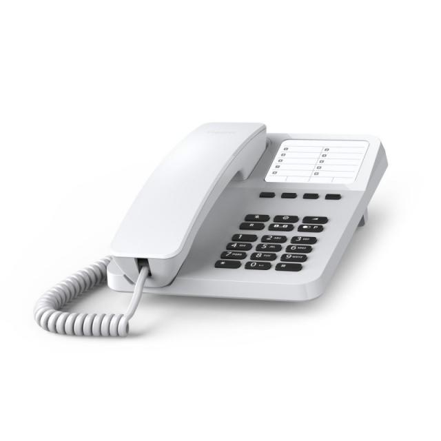 Gigaset - DESK 400 Teléfono analógico Blanco