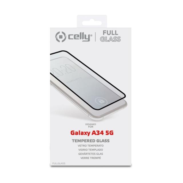 Celly - FULL GLASS Protector de pantalla Samsung 1 pieza(s) - FULLGLASS1036BK