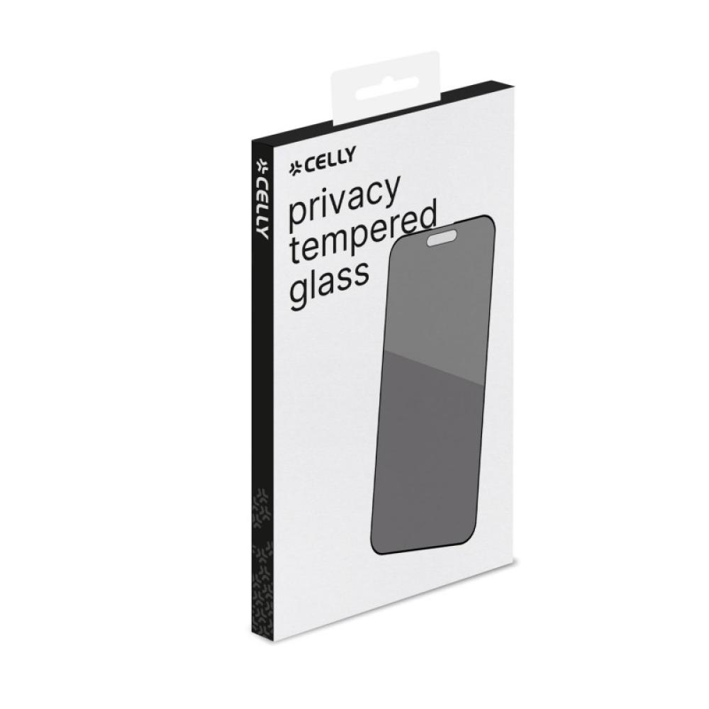 Celly - PRIVACYF1056BK protector de pantalla o trasero para teléfono móvil Protector de pantalla para privacidad Apple 1 pieza(s