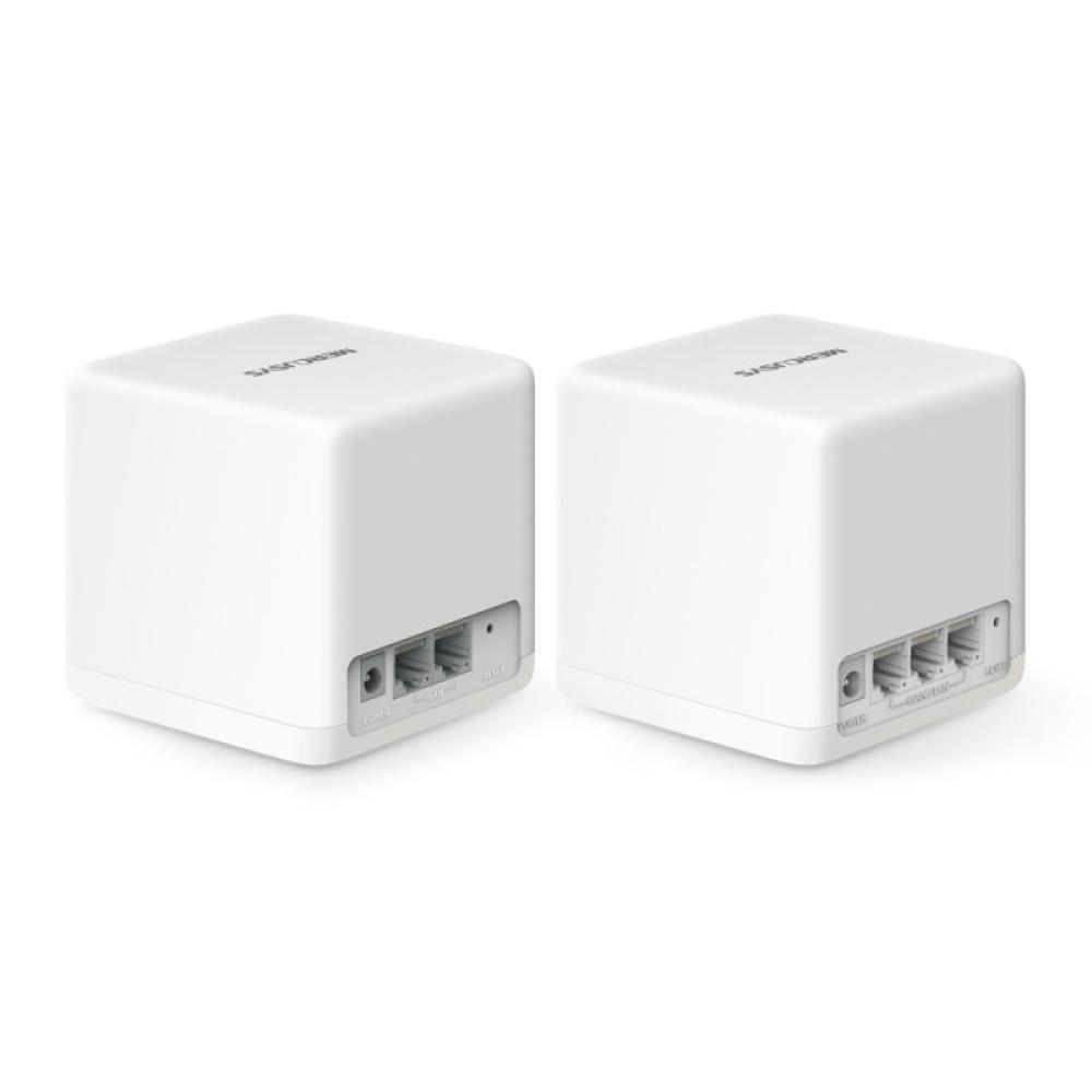 Mercusys - HALO H60X Doble banda (2,4 GHz / 5 GHz) Wi-Fi 6 (802.11ax) Blanco 2 Interno - HALO H60X(2-PACK)