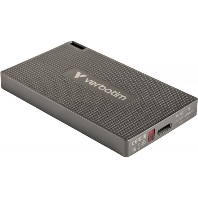 Verbatim - 32031 unidad externa de estado sólido 1 TB USB Tipo C USB 3.2 Gen 2x2 Gris
