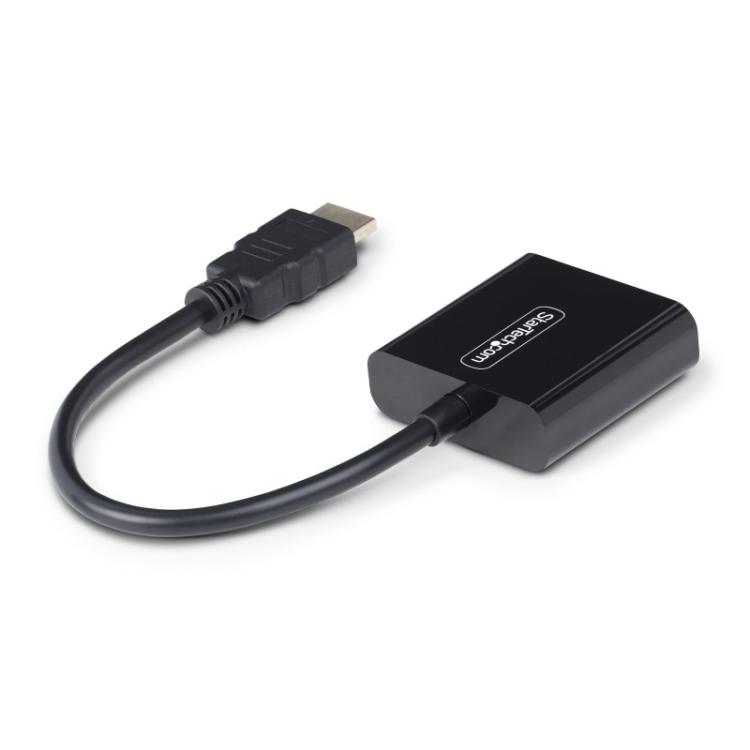 StarTech.com - Adaptador HDMI a VGA - Conversor Activo HDMI a VGA - Conversor Activo de Vídeo para Ordenador de Sobremesa o Port