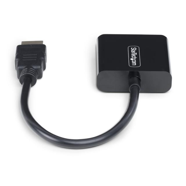 StarTech.com - Adaptador HDMI a VGA - Conversor Activo HDMI a VGA - Conversor Activo de Vídeo para Ordenador de Sobremesa o Port