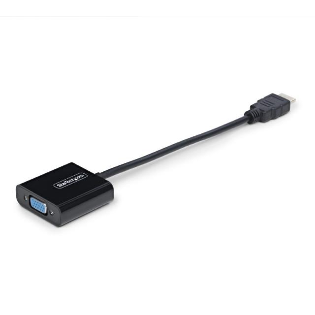 StarTech.com - Adaptador HDMI a VGA - Conversor Activo HDMI a VGA - Conversor Activo de Vídeo para Ordenador de Sobremesa o Port