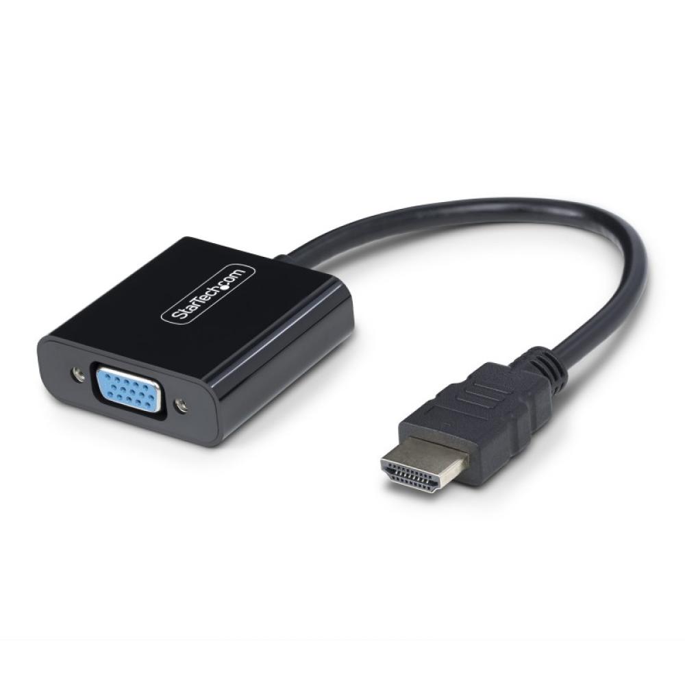 StarTech.com - Adaptador HDMI a VGA - Conversor Activo HDMI a VGA - Conversor Activo de Vídeo para Ordenador de Sobremesa o Port
