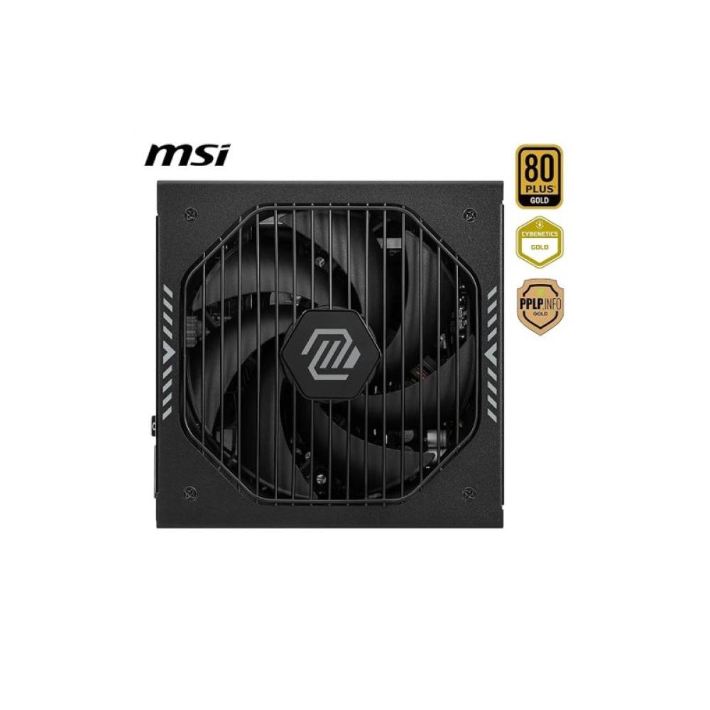 MSI - FUENTE ALIMENTACION MSI MAG A1000GLS PCIE5,PSU,1000W,80 PLUS GOLD,MODULAR,135MM,ACTIVE PFC,PCI-E 5.0 (16 PIN)X1,PCI-E (6+2