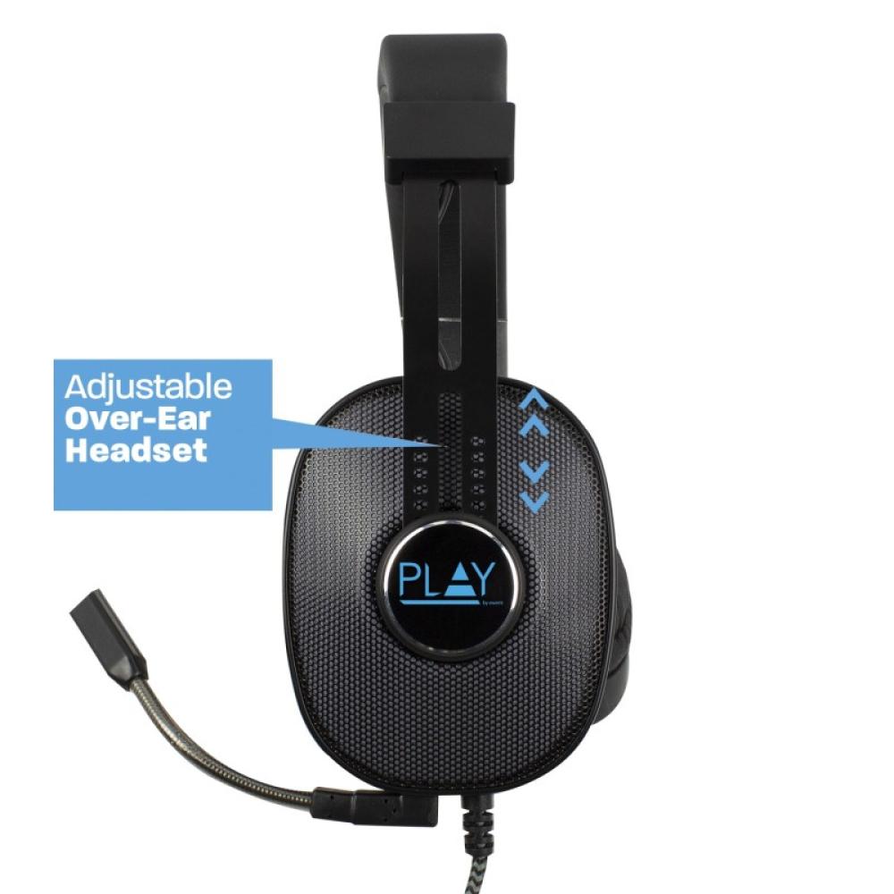 Ewent - Play PL3321 Auriculares Alámbrico Diadema Juego Negro