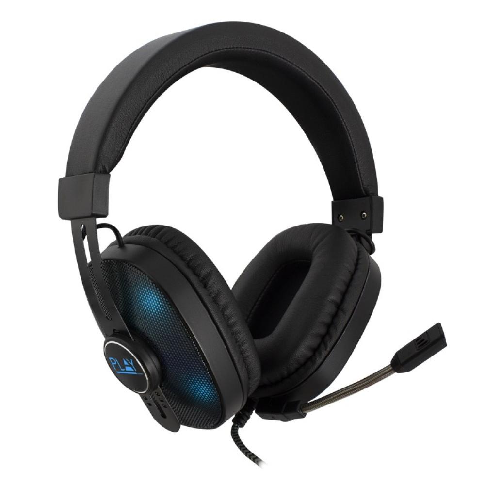 Ewent - Play PL3321 Auriculares Alámbrico Diadema Juego Negro