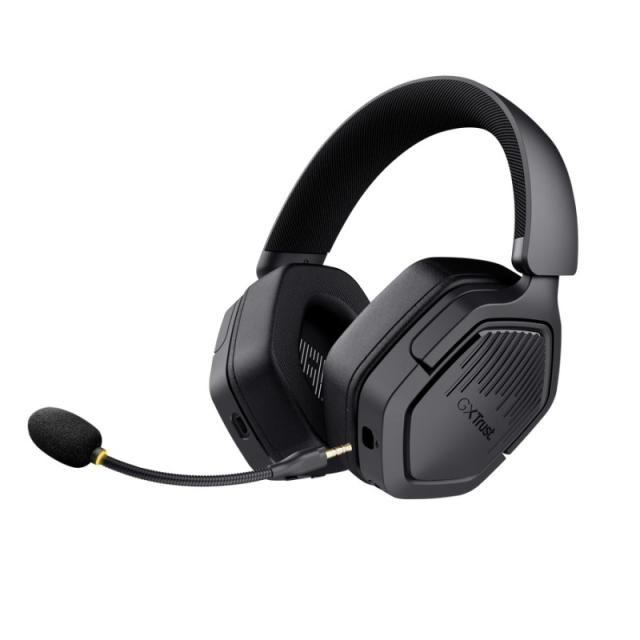 Trust - GXT 493PS Carus Auriculares Inalámbrico y alámbrico Diadema Juego Bluetooth Negro